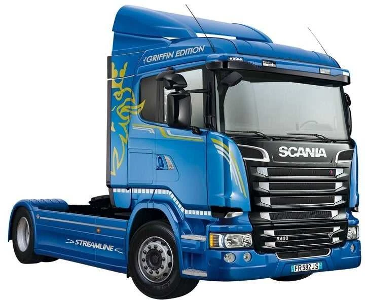 Italeri Scania R400 Streamline sunkvežimis 1/24 plastikinis rinkinys