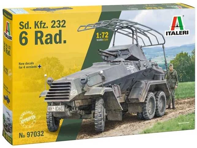 Italeri Sd.Kfz. 232 6-Rad 1/72 plastikinis karinis modelis