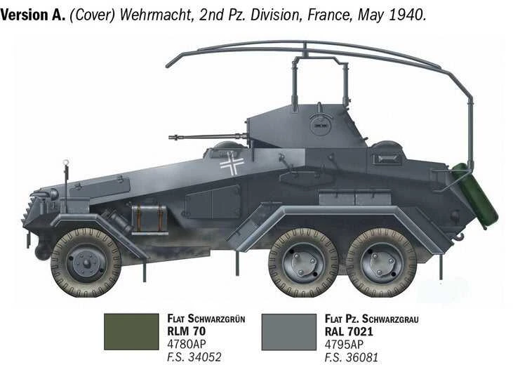 Italeri Sd.Kfz. 232 6-Rad 1/72 plastikinis karinis modelis