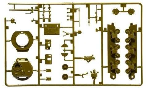 Italeri Sherman M4 75mm 1/56 plastikinis surenkamas tanko modelis