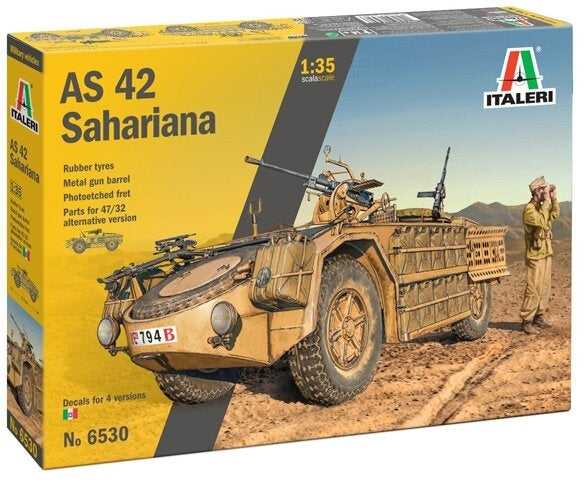 Italeri SPA-Viberti AS.42 Sahariana 1/35 plastikinis surinkimo rinkinys