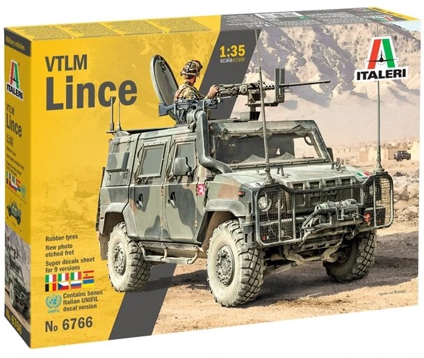 Italeri VTLM Lince IVECO LMV 1/35 – plastikinis karinės technikos modelis