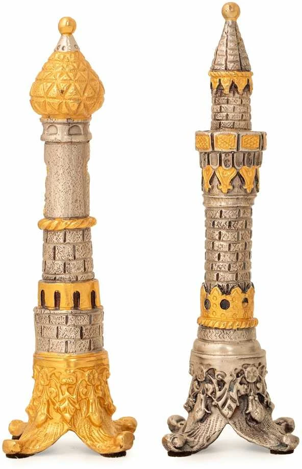 Italfama ALADINAS: meniški ypatingos prabangos šachmatai padengti 24k auksu
