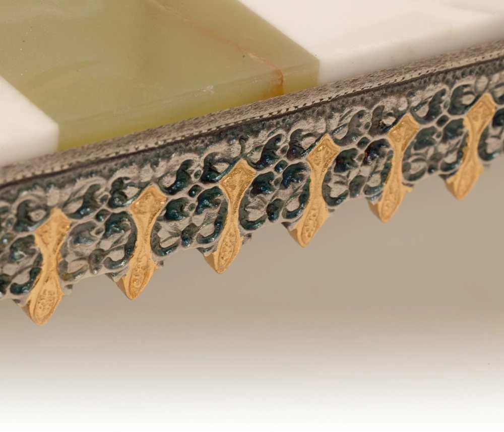 Italfama AUSTRIJOS IMPERATORIAI: ypač prabangūs šachmatai iš Bronzos dengti tikru 24K auksu