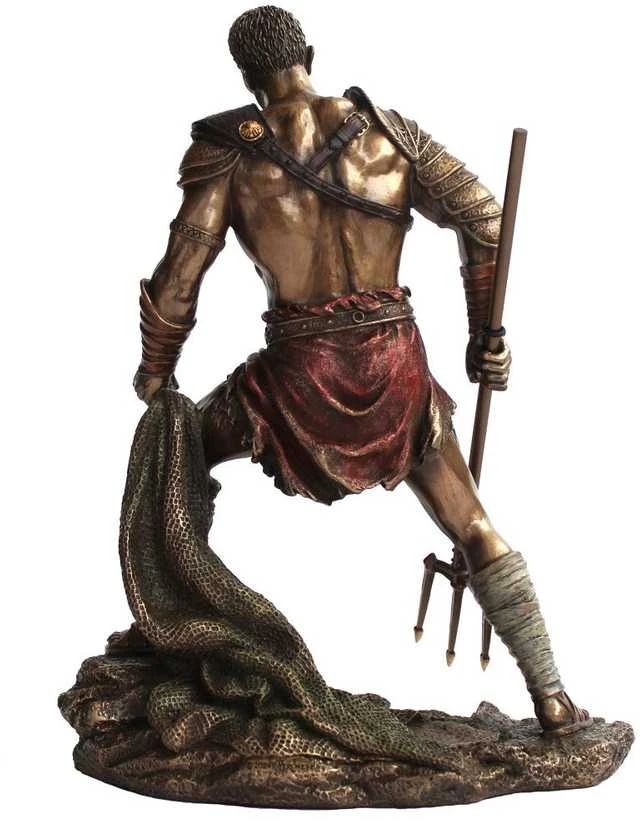Italfama Gladiatorius - retiarijus. Aukštis: 28cm.