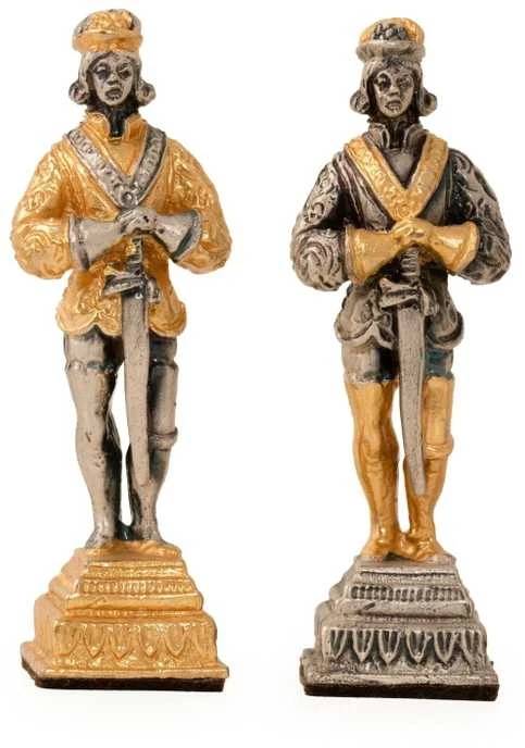 Italfama GULIVERIO KELIONĖS II: ypač prabangūs šachmatai iš Bronzos dengti tikru 24K auksu