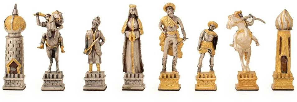 Italfama Kazakai vs Mongolai II: meniški ypatingos prabangos šachmatai