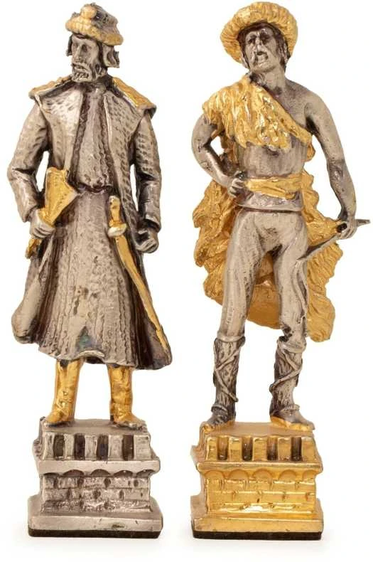Italfama Kazakai vs Mongolai II: meniški ypatingos prabangos šachmatai