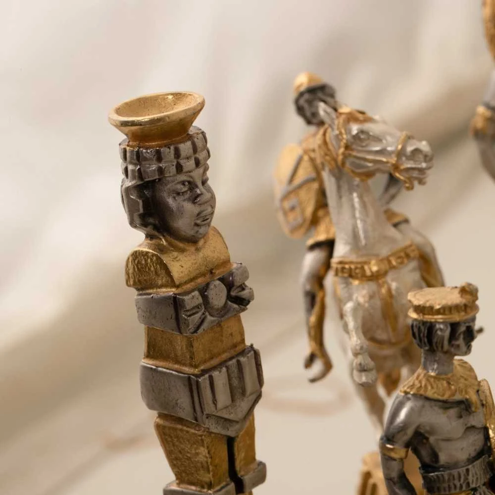 Italfama Kristupas Kolumbas: meniški ypatingos prabangos šachmatai