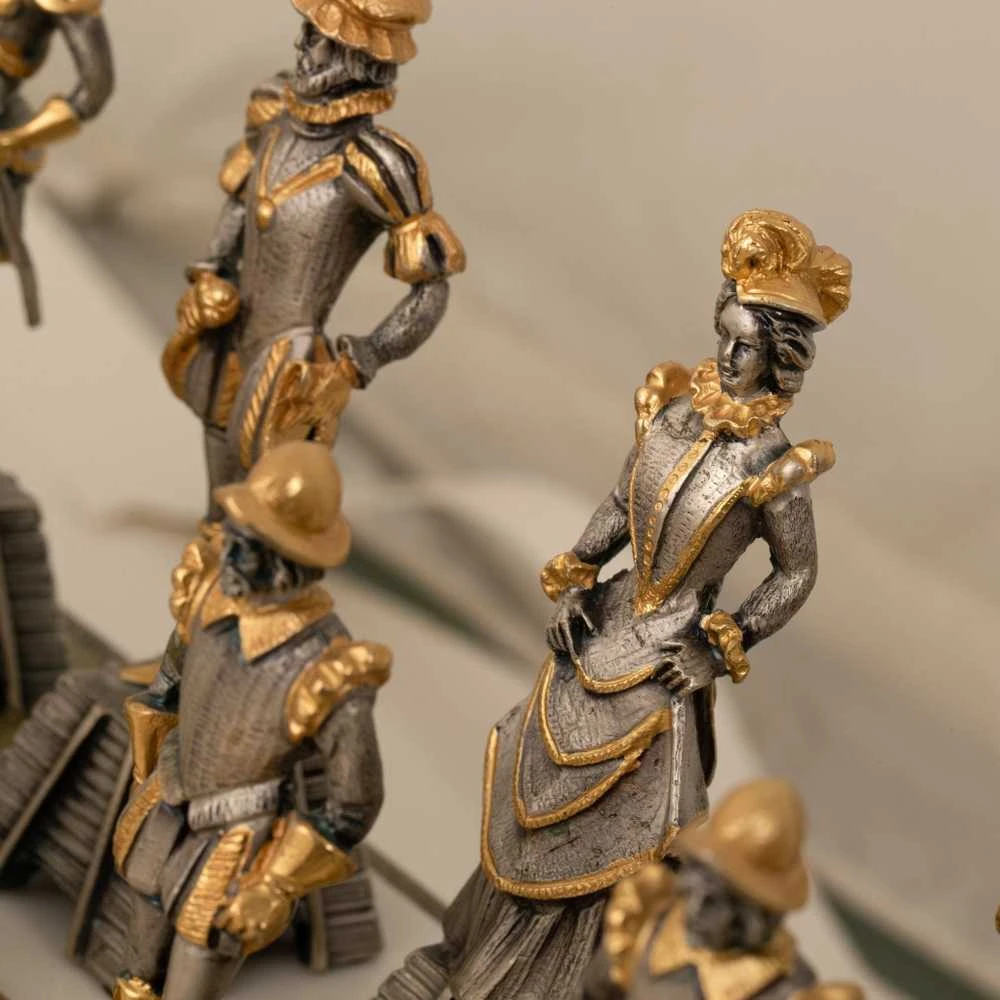 Italfama Kristupas Kolumbas: meniški ypatingos prabangos šachmatai