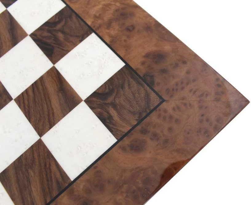 Italfama Vertingos guobos medienos blizgi šachmatų lenta. 60x60cm., kvadratas: 6cm.