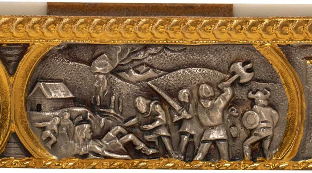 Italfama Viduramžių riteriai vs Vikingai: meniški ypatingos prabangos šachmatai