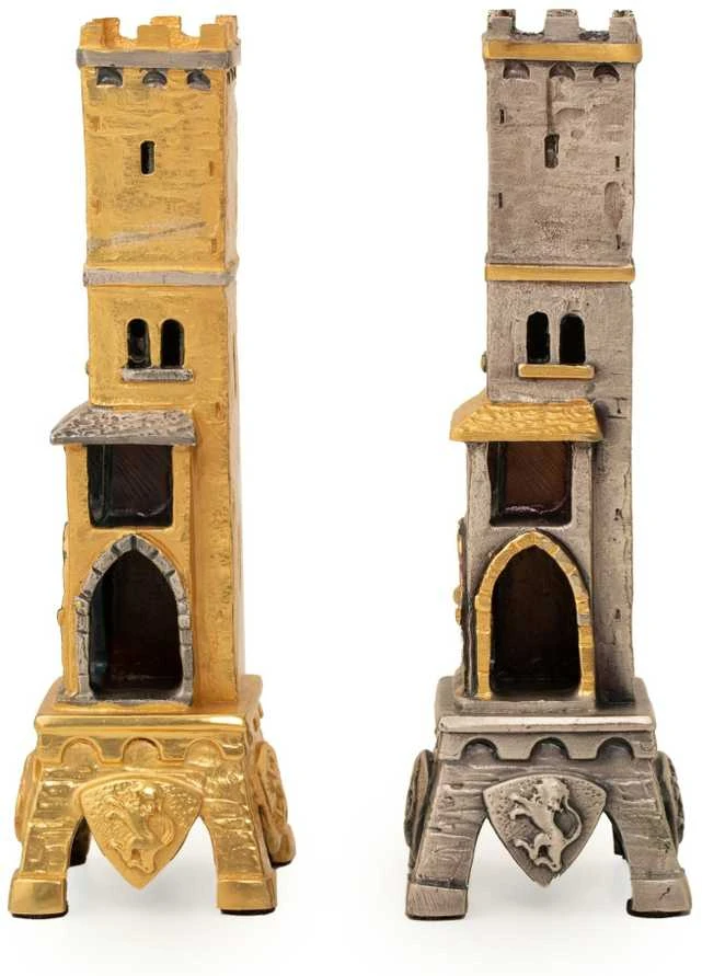 Italfama VIDURAMŽIŲ STILIUS: ypatingai prabangūs šachmatai iš Bronzos dengti tikru 24K auksu