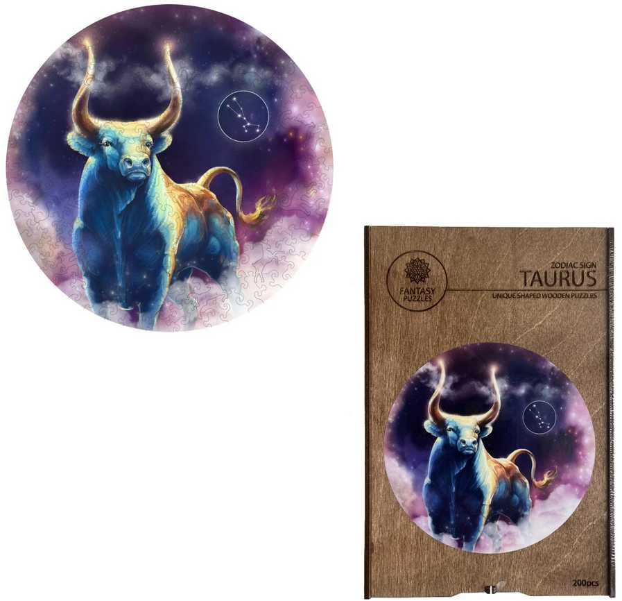 Fantasy Puzzles Jautis (Zodiakai) Dėlionė Iš Medžio (200 detalių)