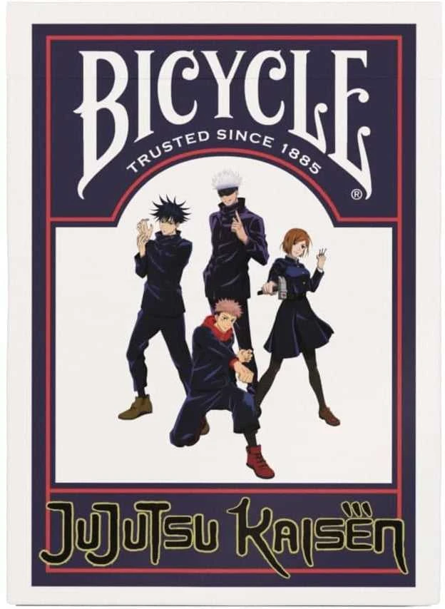 Jujutsu Kaisen Bicycle žaidimo kortos – pokerio dydis, anime gerbėjams