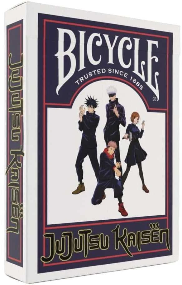 Jujutsu Kaisen Bicycle žaidimo kortos – pokerio dydis, anime gerbėjams