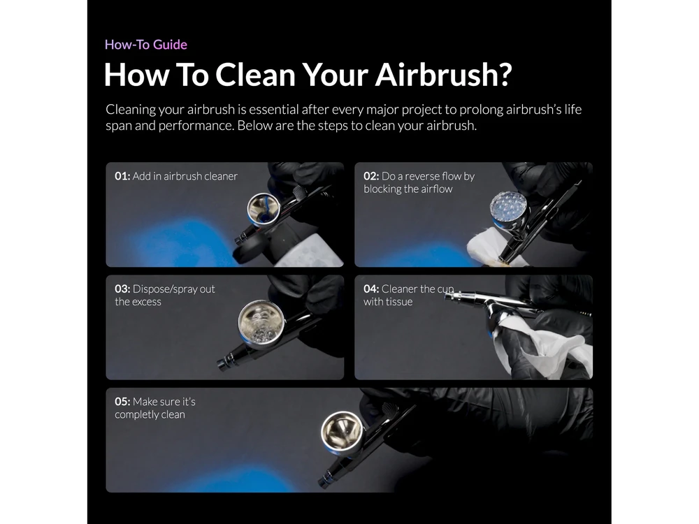 Kaleido ColorWorks Airbrush Cleaner – aerografo valiklis, 210 ml, KT203
