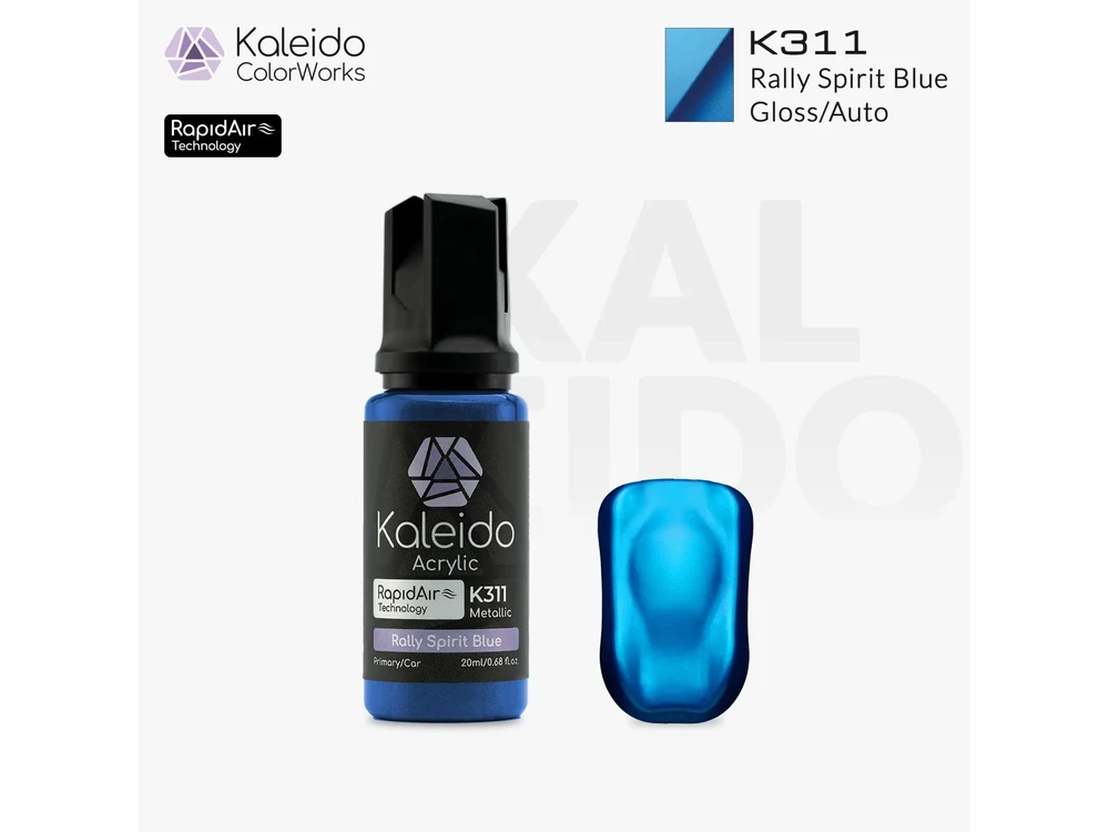 Kaleido ColorWorks akriliniai dažai Auto Colors Rally Spirit Mėlyna 20 ml K311