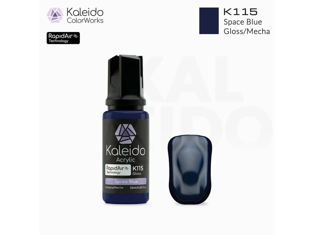 Kaleido ColorWorks RapidAir akriliniai dažai Space Mėlyna Mecha 20 ml (K115)
