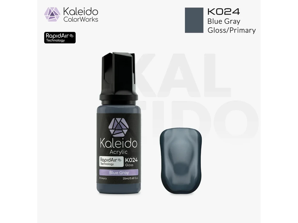 Kaleido ColorWorks vandens pagrindo akriliniai dažai Mėlyna Gray 20 ml (K024)