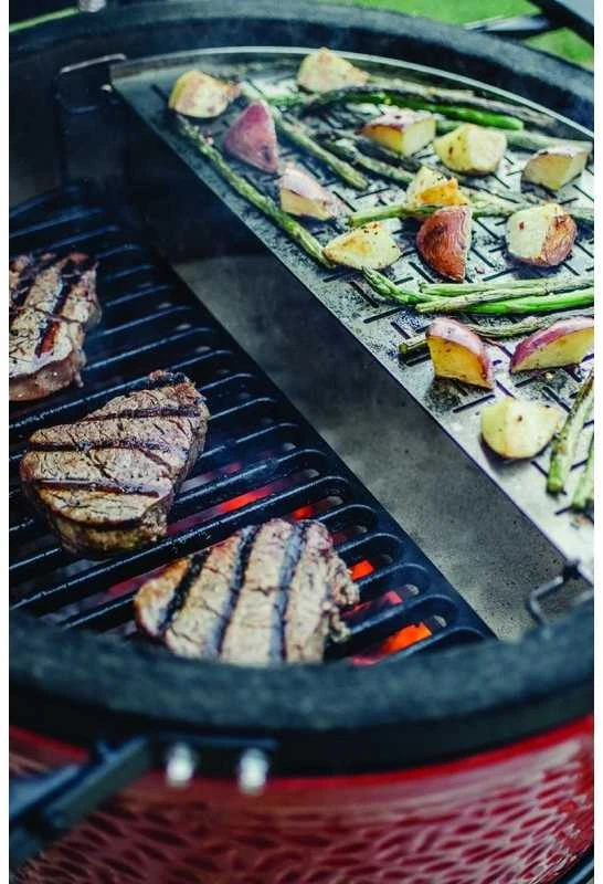Kamado Joe nerūdijančio plieno pusmėnulio grotelės žuviai ir daržovėms Big Joe