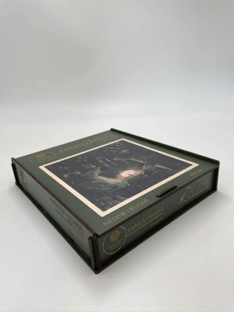 Fantasy Puzzles M.K. Čiurlionis „Karalių pasaka“ – medinė dėlionė, 150 detalių (M)
