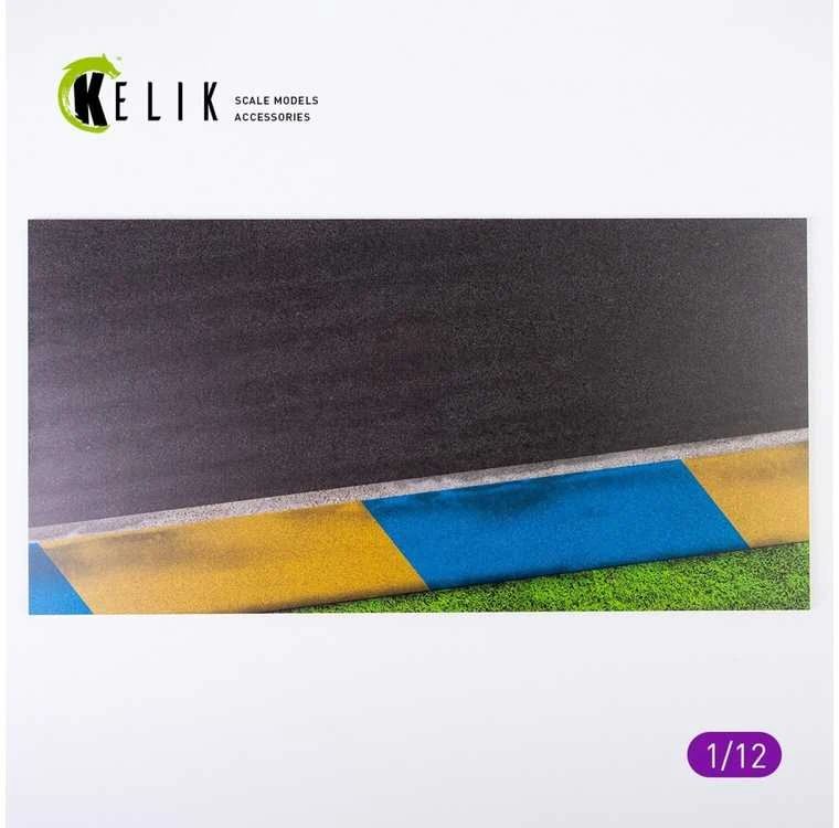 Kelik akrilo pagrindas motociklų trasai 1/12, Asphalt Road Type 1