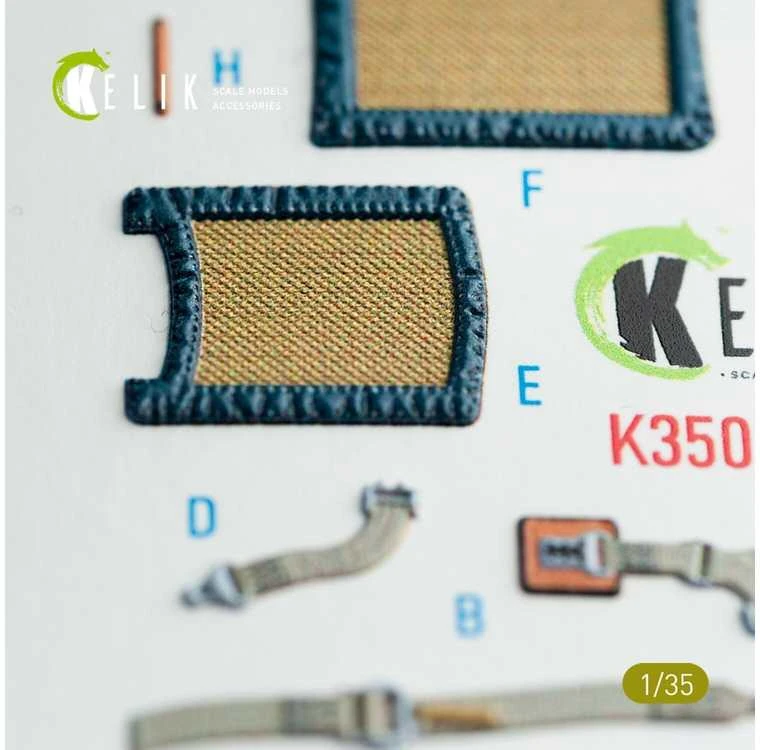 Kelik Bell AH-1G Cobra 1/35 vidiniai 3D lipdukai ICM rinkiniui