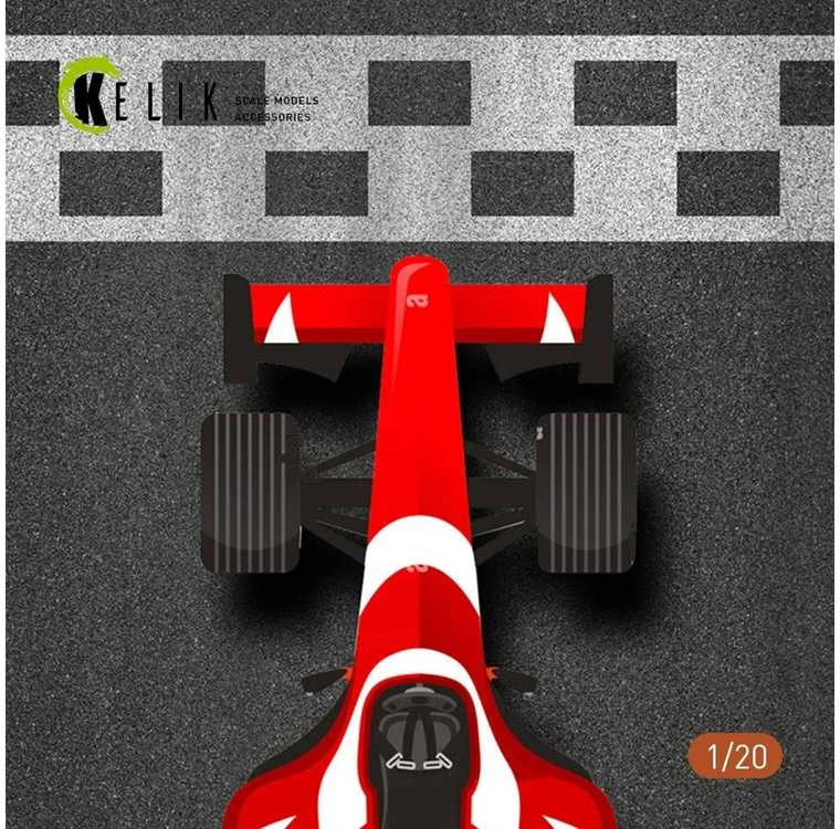 Kelik F1 starto pozicijos akrilo bazė 1/20, 180x357 mm