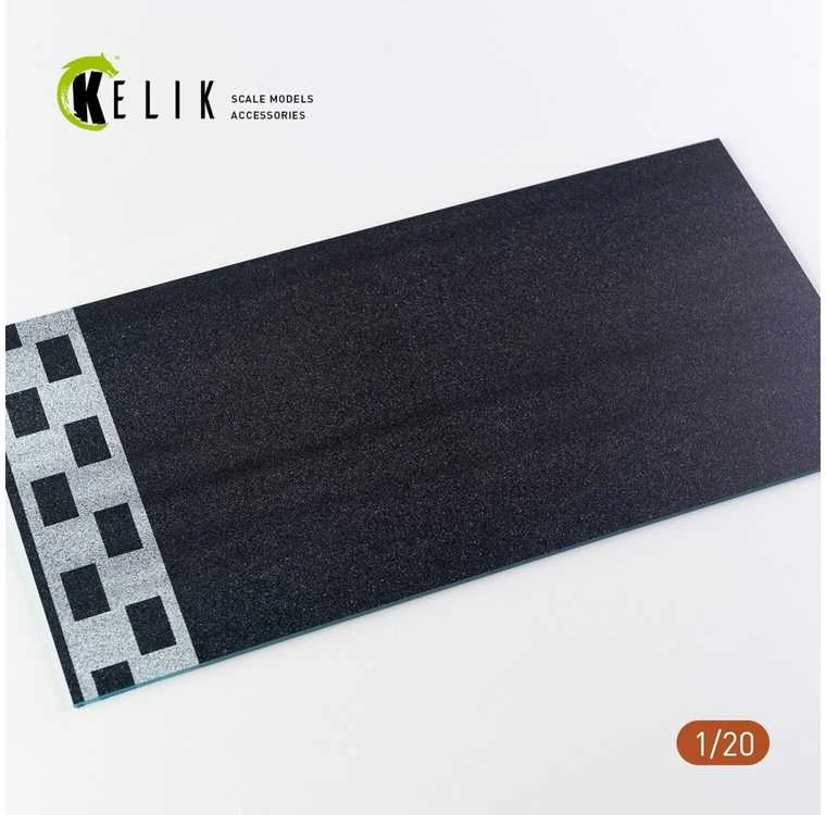 Kelik F1 starto pozicijos akrilo bazė 1/20, 180x357 mm