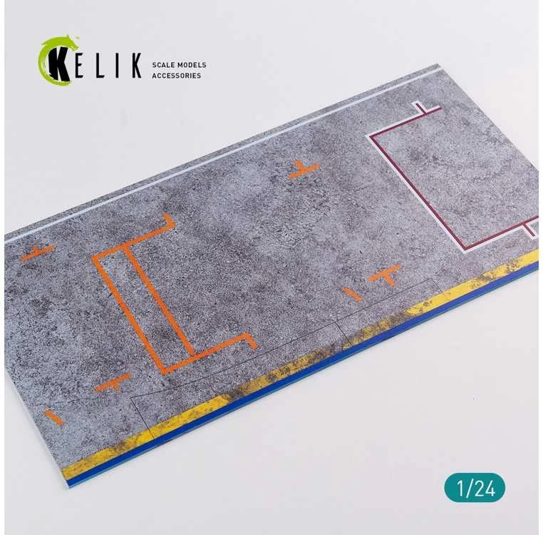 Kelik Le Mans Pitstop akrilo bazė 1/24 modeliui 3x180x357 mm