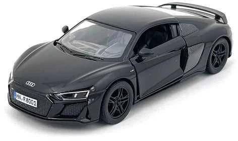 KiNSMART automobilis, 2020 Audi R8 Coupé, juodas