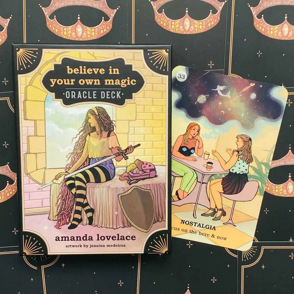 Kiti Prekiniai Zenklai Andrews Mcmeel Publishing Believe In Your Own Magic Oracle Kortos