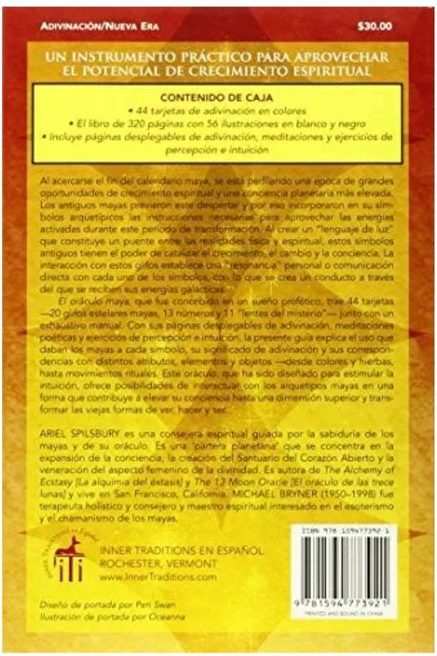 Kiti Prekiniai Zenklai Inner Traditions El Oraculo Maya Ispaniškos Kortos