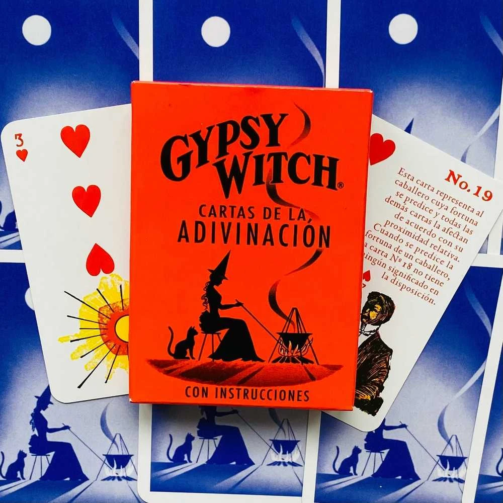 Kiti Prekiniai Zenklai US Games Systems Gypsy Witch Taro Kortos (Ispanų k.)