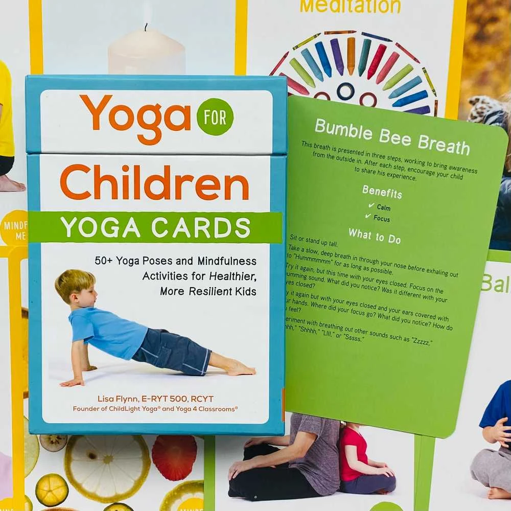 Kiti Prekiniai Zenklai Adams Media Yoga For Children Kortos