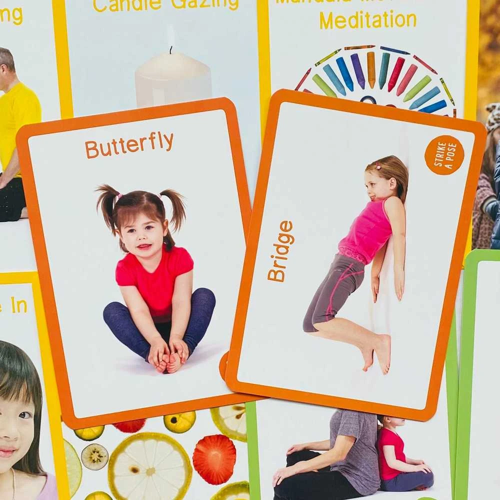 Kiti Prekiniai Zenklai Adams Media Yoga For Children Kortos