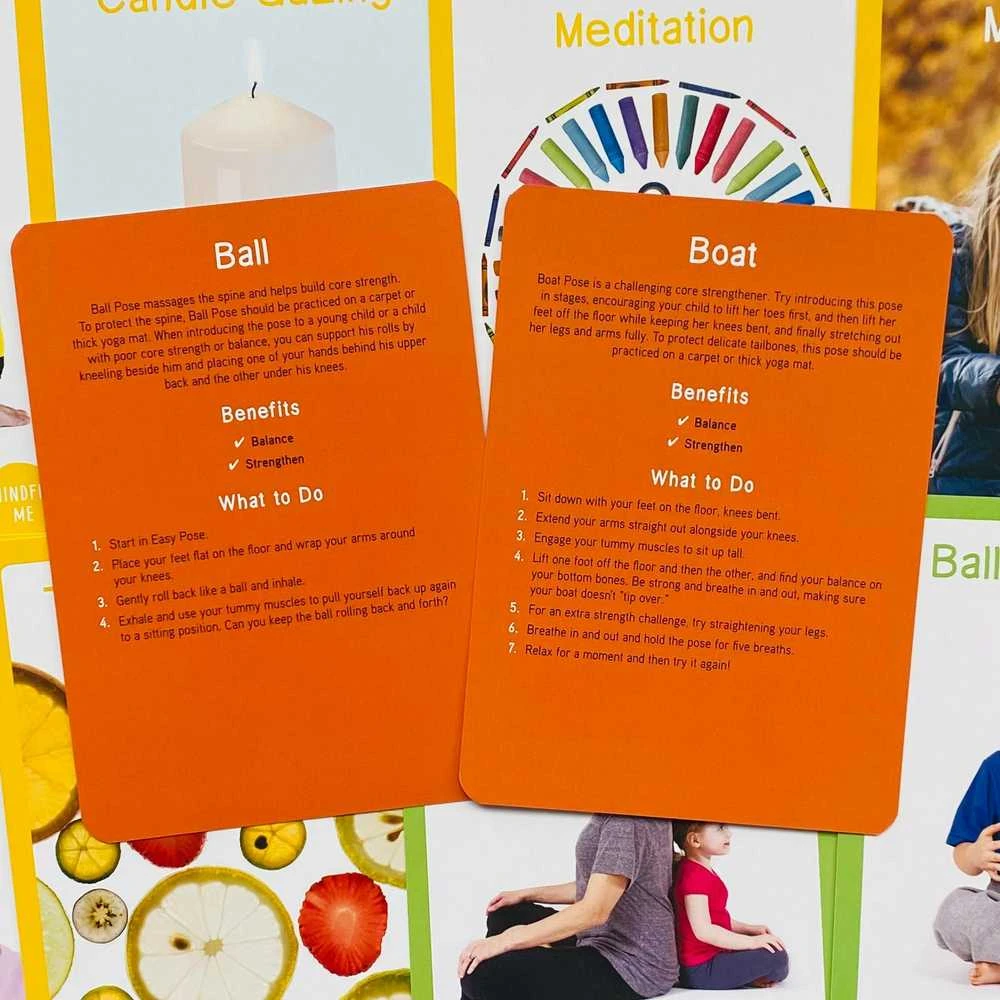 Kiti Prekiniai Zenklai Adams Media Yoga For Children Kortos