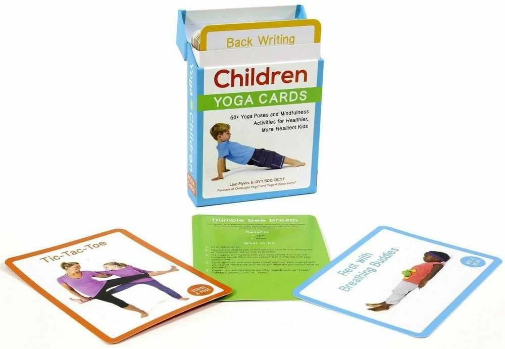 Kiti Prekiniai Zenklai Adams Media Yoga For Children Kortos