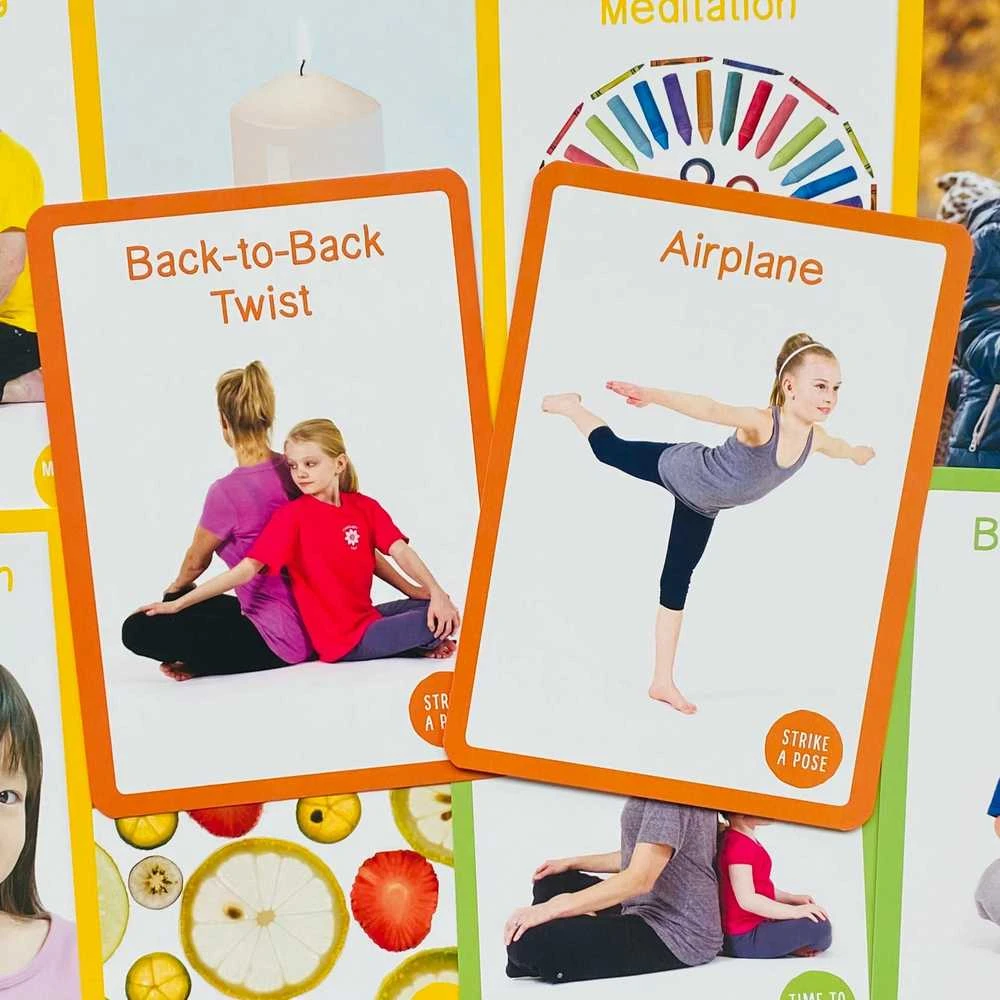 Kiti Prekiniai Zenklai Adams Media Yoga For Children Kortos
