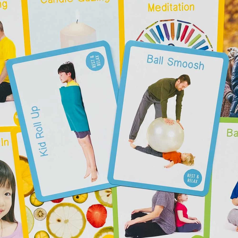 Kiti Prekiniai Zenklai Adams Media Yoga For Children Kortos