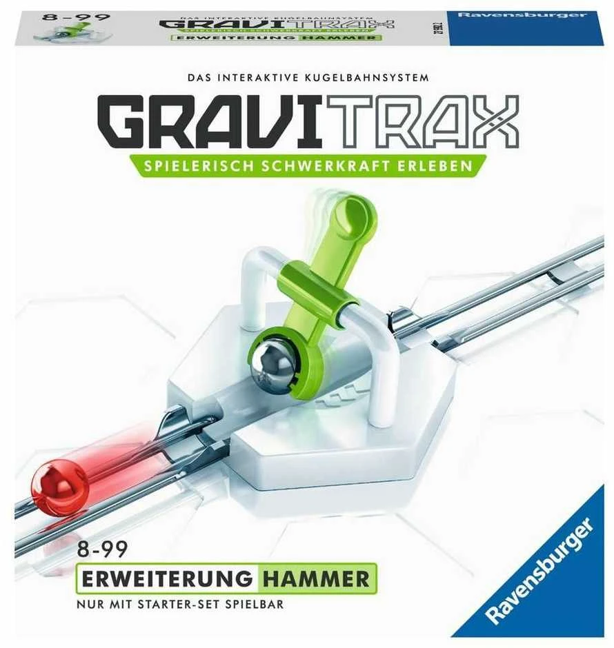 Ravensburger GRAVITRAX takelių sistemos priedų rinkinys Hammer, 27606