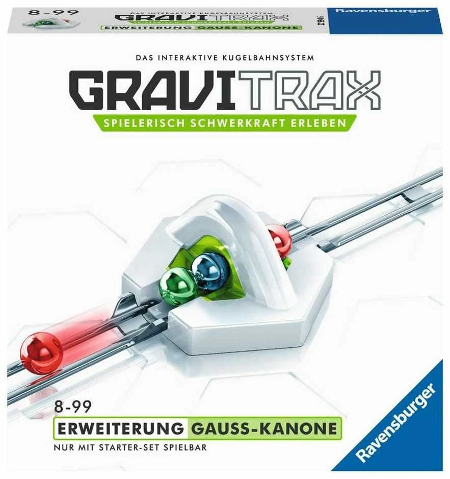 Ravensburger Konstruktorius GraviTrax: Priedų rinkinys Extension Magnetic Cannon