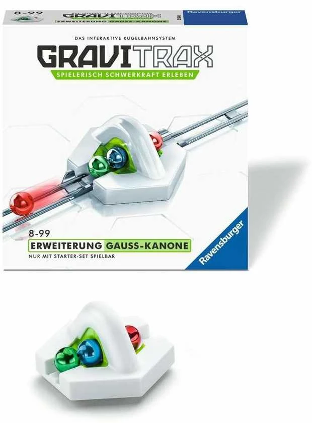Ravensburger Konstruktorius GraviTrax: Priedų rinkinys Extension Magnetic Cannon