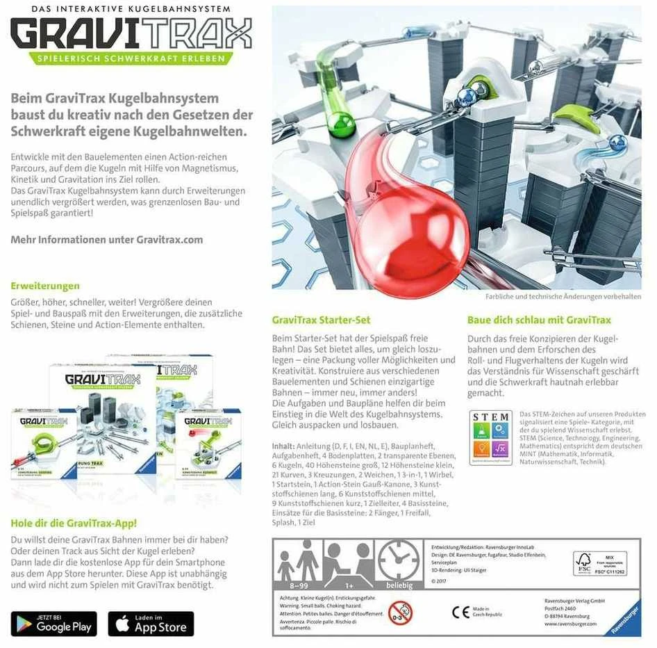 Ravensburger Konstruktorius GraviTrax: Starter-Set