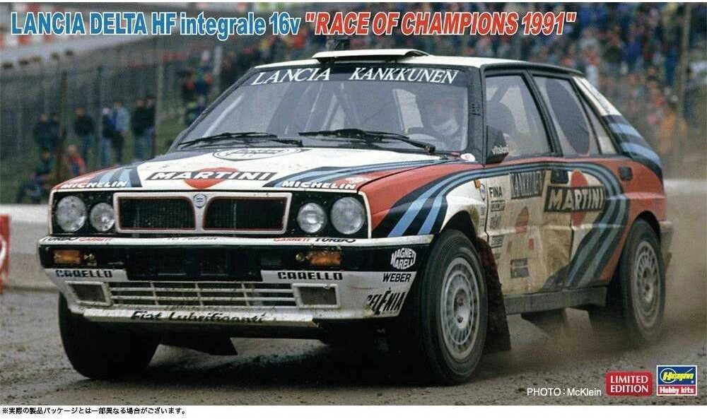 Lancia Delta HF Integrale 16v 1991 ROC 1/24 Hasegawa modelis