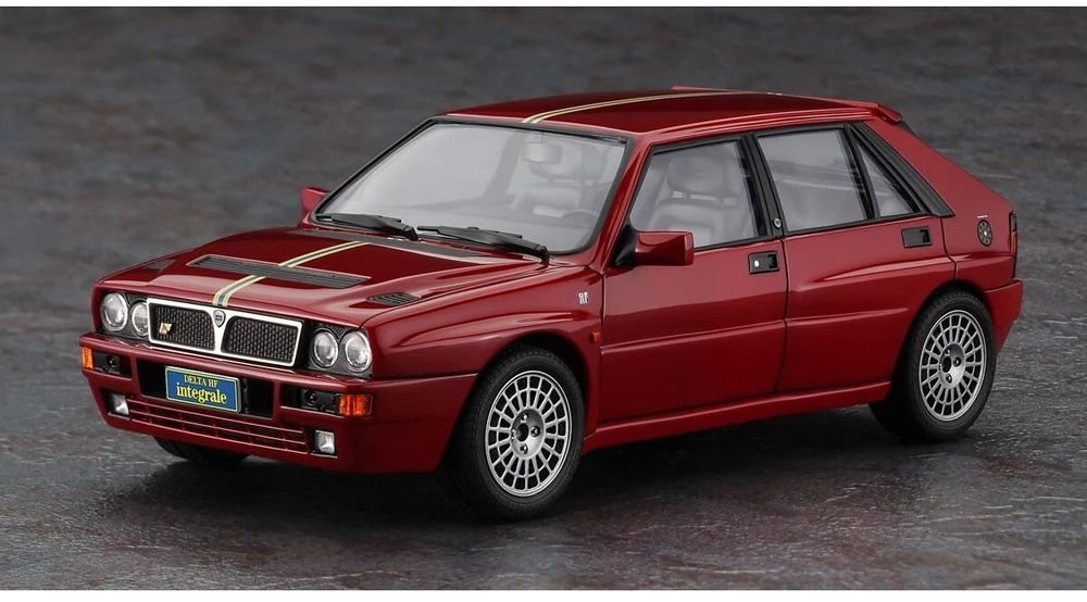 Lancia Delta HF Integrale „Edizione Finale“ 1:24 surenkamas modelis Hasegawa