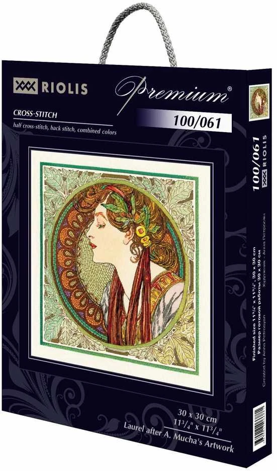 Laurel after A. Mucha's Artwork siuvinėjimo rinkinys iš RIOLIS Nr.: 100/061