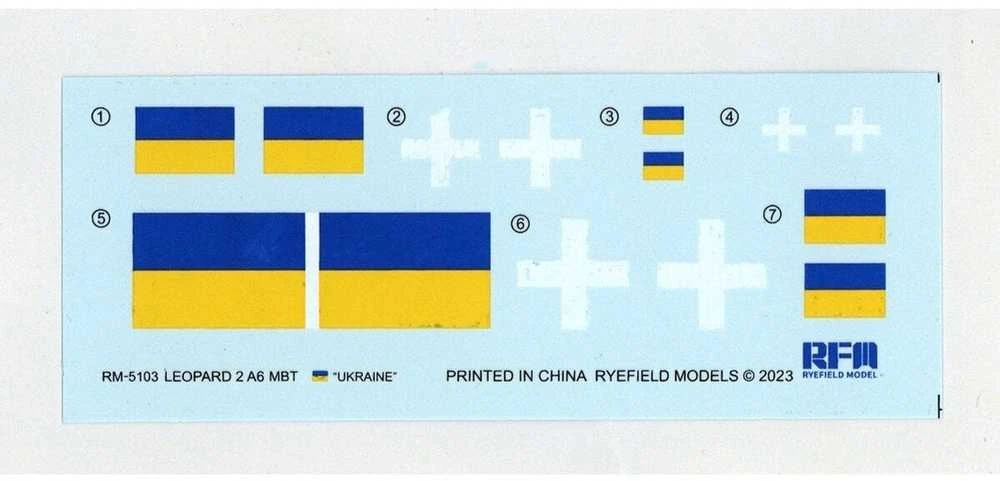 Leopard 2A6 tankas 1/35 riboto leidimo plastikinis surenkamas modelis RFM-5103