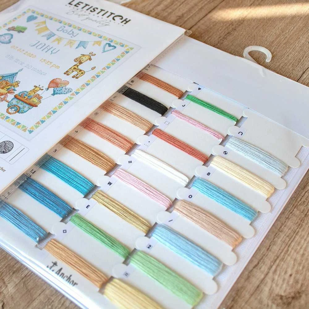LetiStitch luca S Baby Boy Record SLETI936